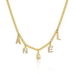 Personalized Initial Name Necklace – Elegant Letter Pendant